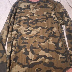 camo reversable thermal shirt